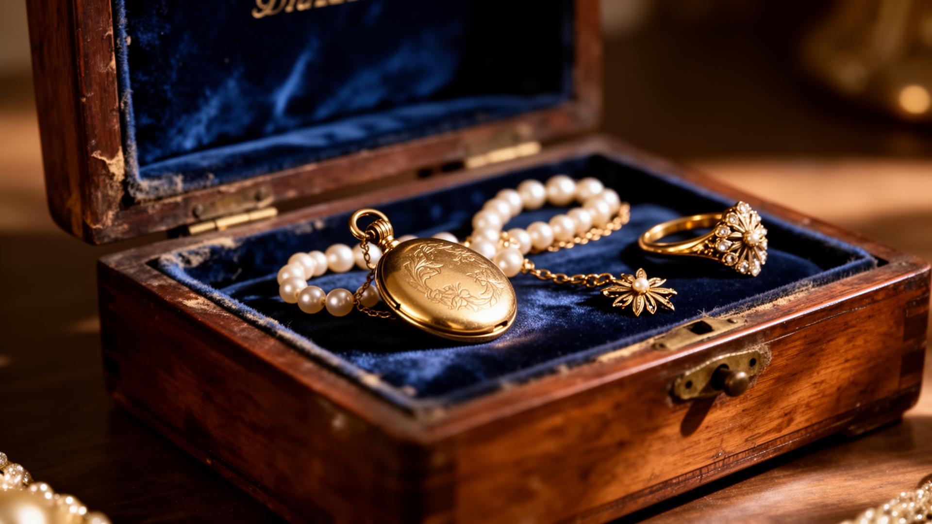 Geërfde sieraden worden zorgvuldig beoordeeld